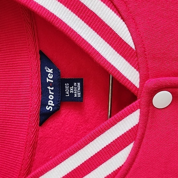 NEW fleece lined varsity style jacket 3x - Picture 4 of 4